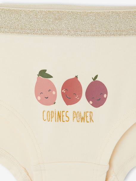 Lot de 5 shorties fille vieux rose 8 - vertbaudet enfant 