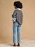 Jean mom ankle de grossesse denim noir+stone 8 - vertbaudet enfant 