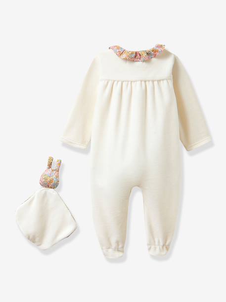 Pyjama à col volanté rose 2 - vertbaudet enfant 