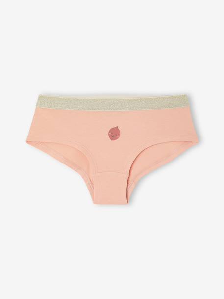 Lot de 5 shorties fille vieux rose 4 - vertbaudet enfant 