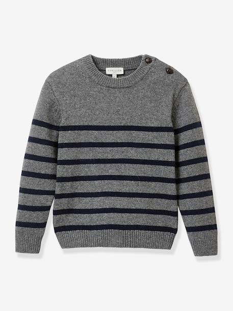 Garçon-Pull, gilet, sweat-Pull marinière