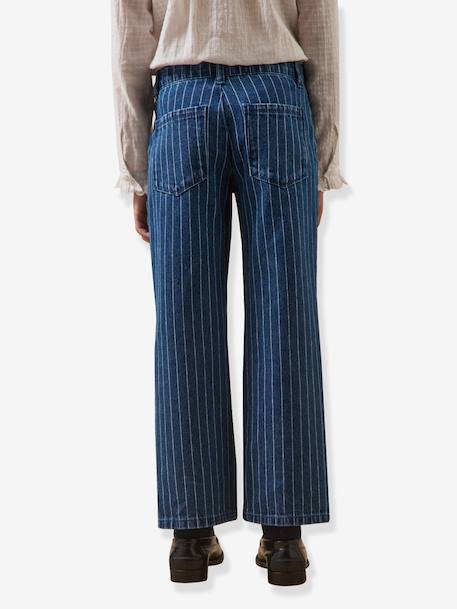 Pantalon rayé marine 3 - vertbaudet enfant 