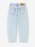 Jean balloon fille bleu moyen+denim bleached 8 - vertbaudet enfant 