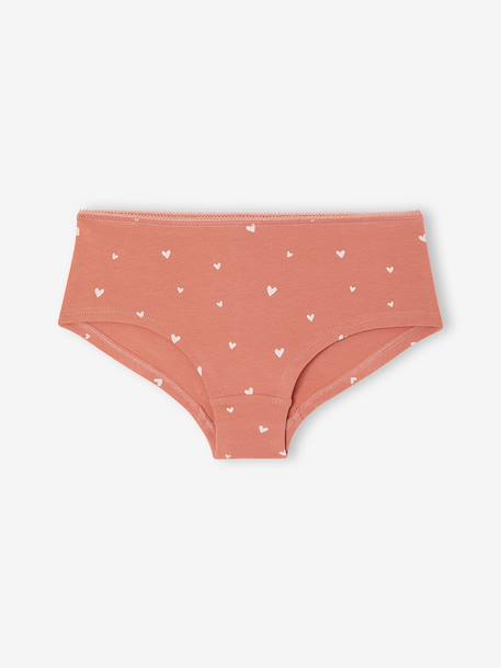Lot de 7 shorties fille beige 6 - vertbaudet enfant 