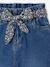 Jean large paperbag fille bleu foncé+bleu moyen 7 - vertbaudet enfant 
