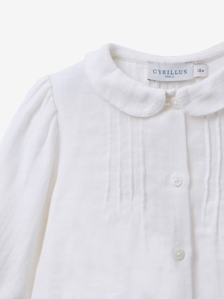Blouse bébé manches longues écru 3 - vertbaudet enfant 