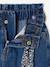 Jean large paperbag fille bleu foncé+bleu moyen 8 - vertbaudet enfant 