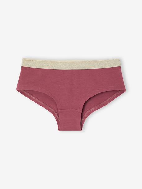 Lot de 5 shorties fille vieux rose 6 - vertbaudet enfant 