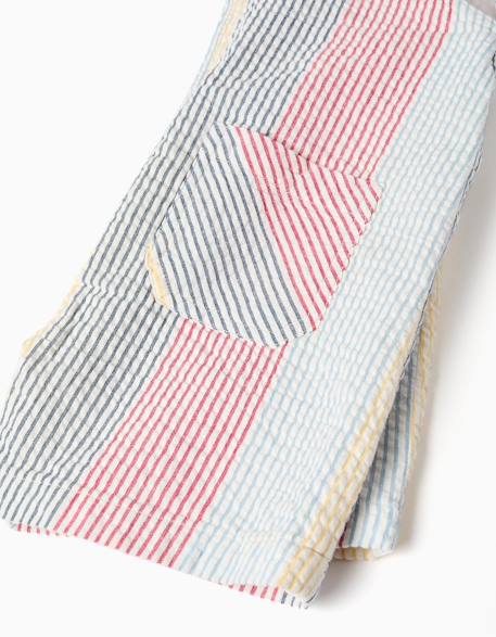 Salopette en coton à rayures you&me Rouge 4 - vertbaudet enfant 
