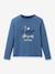 T-shirt manches longues imprimé bleu grisé 1 - vertbaudet enfant 