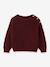 Pull perlée bordeaux 1 - vertbaudet enfant 