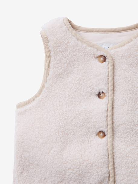 Veste sans manches écru 3 - vertbaudet enfant 