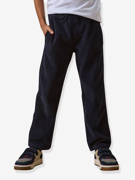 Pantalon velours Relax marine 2 - vertbaudet enfant 