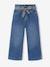 Jean large paperbag fille bleu foncé+bleu moyen 5 - vertbaudet enfant 