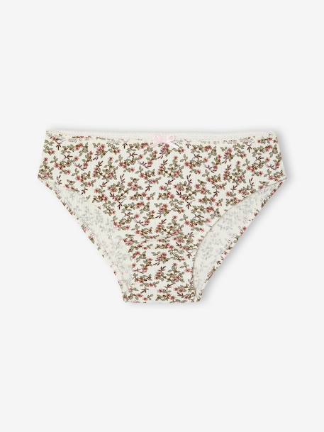 Lot de 5 culottes fille beige 2 - vertbaudet enfant 