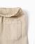 Short midi cargo en coton avec cordon de serrage Beige clair+Vert foncé 3 - vertbaudet enfant 
