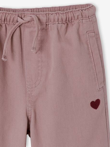 Pantalon large fille mauve+violine 3 - vertbaudet enfant 