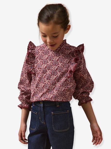 Blouse Ophelia rouge 1 - vertbaudet enfant 