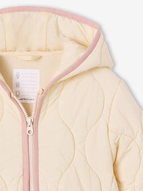 Doudoune légère fille bois de rose+vanille 8 - vertbaudet enfant 
