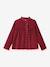 Chemise manches longues rouge 1 - vertbaudet enfant 