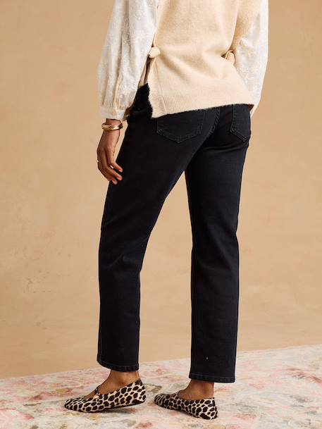 Jean mom ankle de grossesse denim noir+stone 3 - vertbaudet enfant 