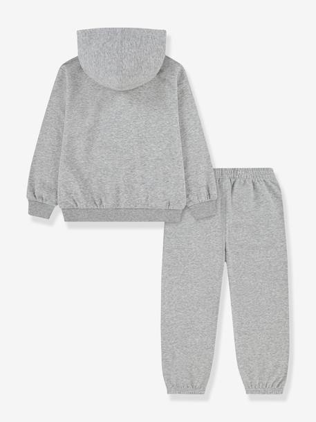 Ensemble sweat à capuche pantalon gris 2 - vertbaudet enfant 