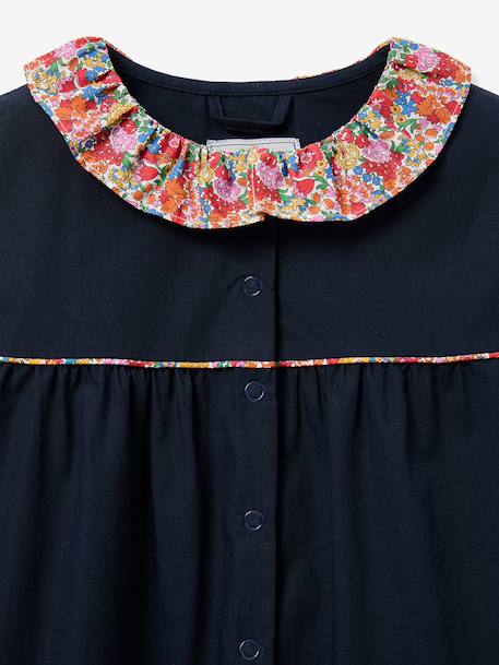 Tablier col fleuri rouge 3 - vertbaudet enfant 