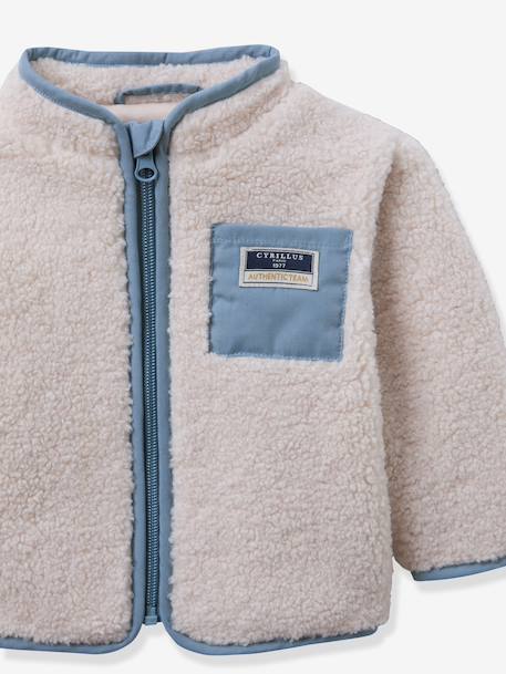 Gilet sherpa écru 3 - vertbaudet enfant 