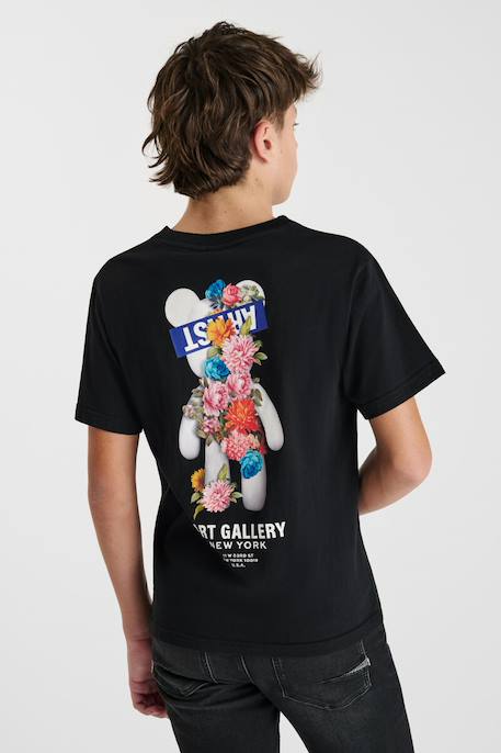 Tee-shirt medebo Black 1 - vertbaudet enfant 
