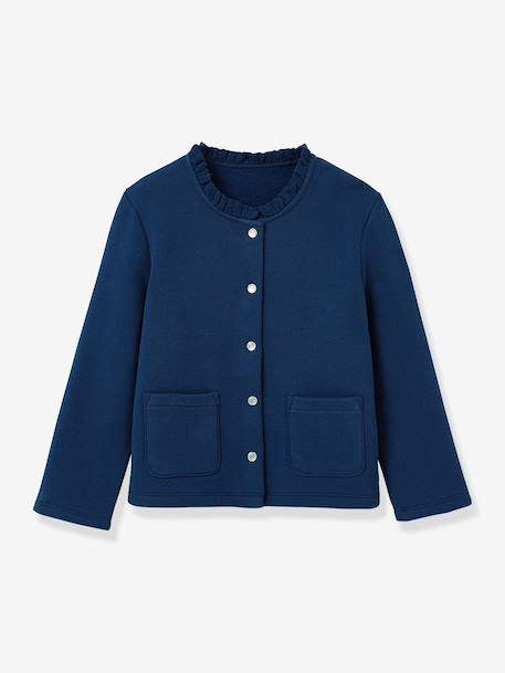 Cardigan molleton marine 1 - vertbaudet enfant 