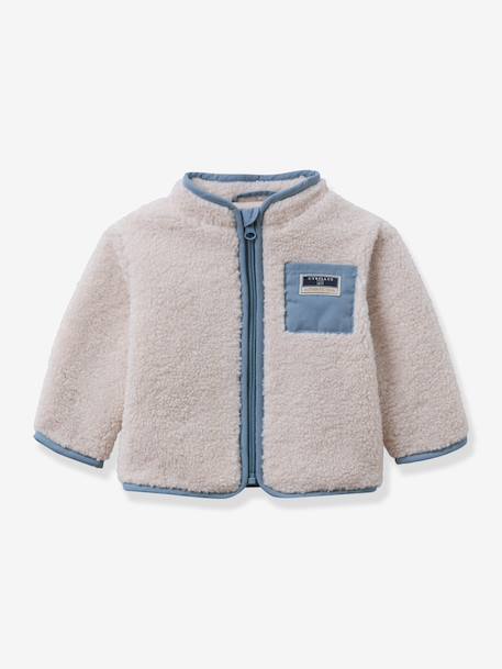 Gilet sherpa écru 1 - vertbaudet enfant 