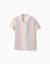 Chemise à manches courtes en coton à rayures you&me Rouge 3 - vertbaudet enfant 