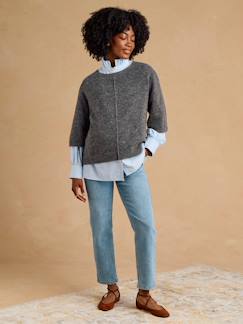 Vêtements de grossesse-Jean mom de grossesse