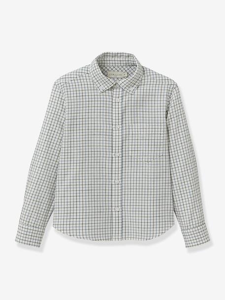 Garçon-Chemise-Chemise tattersall  