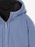 Blouson réversible à capuche garçon bleu grisé+vert sapin 8 - vertbaudet enfant 