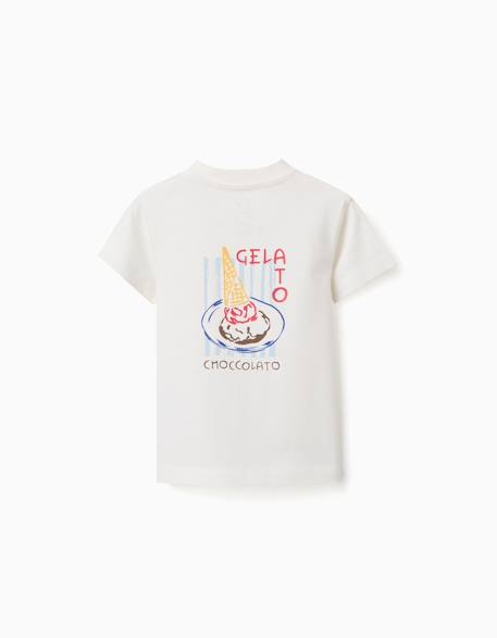 Bébé-T-shirt en coton avec imprimé gelato you&me