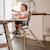 Chaise haute en bois adriá Gris et blanc 5 - vertbaudet enfant 