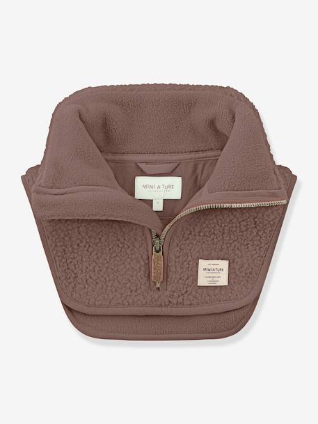 Cache-nez en polaire MATAKTON Enfants MINI A TURE crème+prune 5 - vertbaudet enfant 