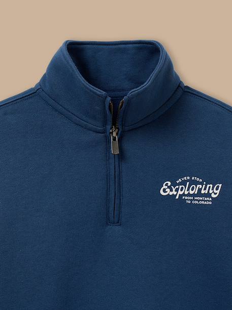 Sweat col montant garçon Orage 2 - vertbaudet enfant 