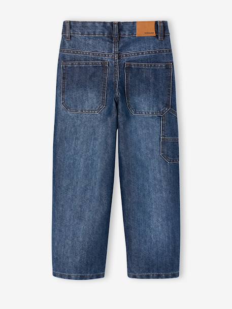 Jean battle indestructible morphologie fin denim brut+denim gris 2 - vertbaudet enfant 