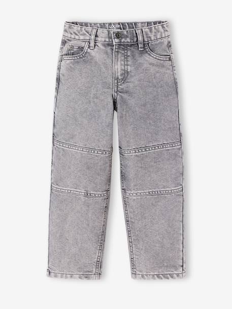 Jean battle indestructible morphologie medium denim brut+denim gris 8 - vertbaudet enfant 