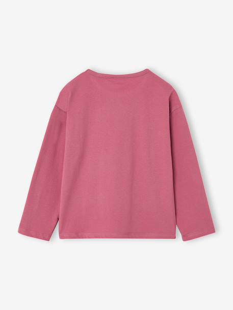 T-shirt manches longues Lilo et Stitch vieux rose 2 - vertbaudet enfant 