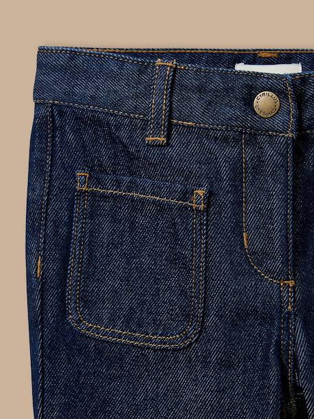 Pantalon flare fille denim Denim brut 2 - vertbaudet enfant 