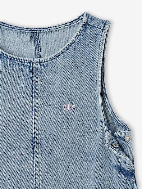 Robe chasuble fille bleu moyen 2 - vertbaudet enfant 