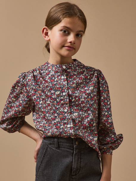 Chemise fille petal&daisy - made with liberty fabrics Liberty petal and daisy 5 - vertbaudet enfant 