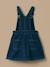 Robe salopette en denim fille Denim brut 2 - vertbaudet enfant 