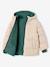 Parka à capuche réversible garçon bronze+vert sauge 15 - vertbaudet enfant 