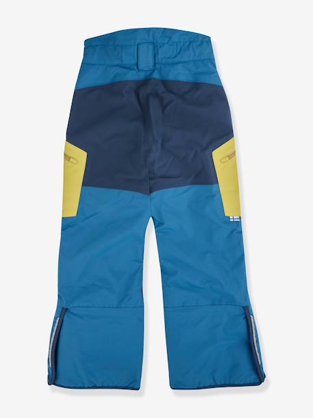 Pantalon de ski enfant matelassé TOBI SNOW finkid bleu+prune 2 - vertbaudet enfant 