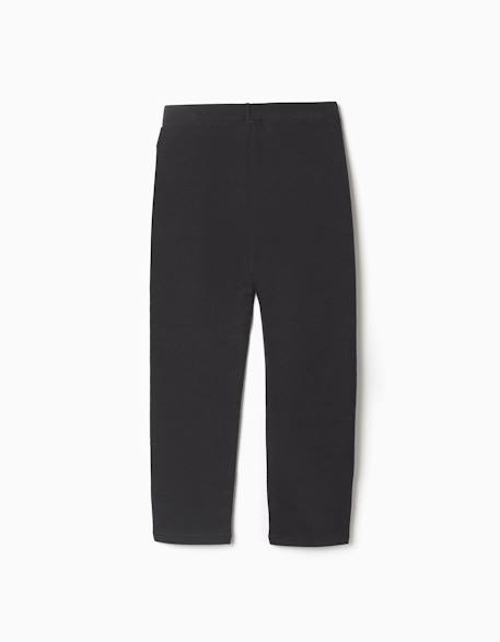 Lot de 2 leggings unis et imprimés Rose+Vert clair 2 - vertbaudet enfant 