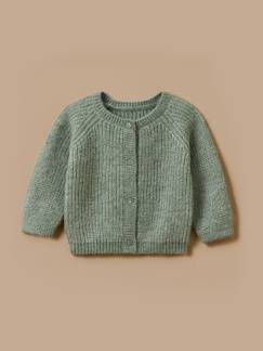 -Cardigan laine et mohair bébé